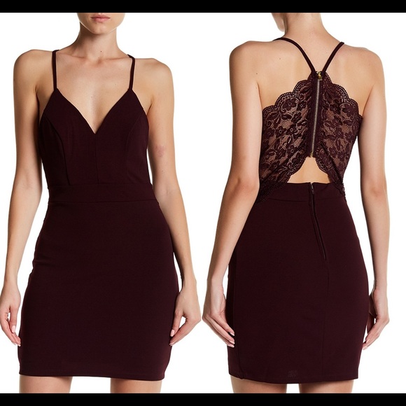 City Triangles Dresses & Skirts - NWT 🏷- Burgundy Cocktail Dress